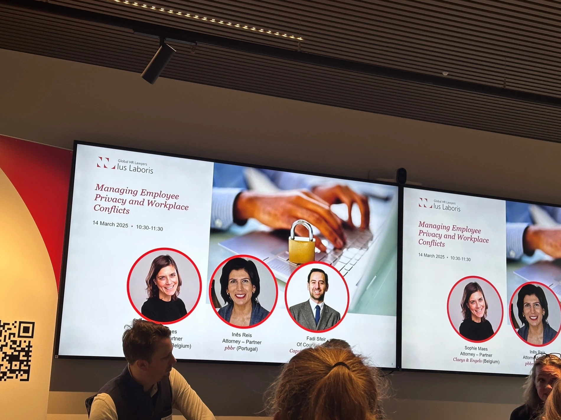 Inês Reis speaker at Ius Laboris international seminar