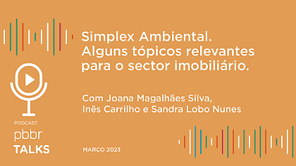 Simplex Ambiental - Alguns tópicos relevantes para o sector imobiliário.